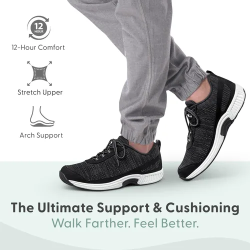 Vista 3 de Orthofeet Zapatillas ortopédicas de lava de punto para hombre