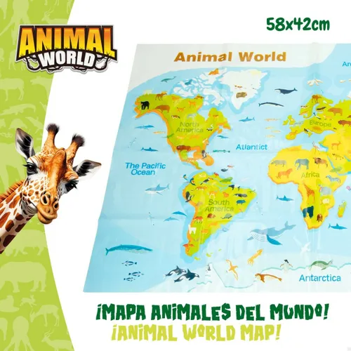 Vista 5 de Set de Figuras de Animales Colorbaby 19 piezas Jungla Plástico 14 x 6 x 5 cm (6 Unidades)