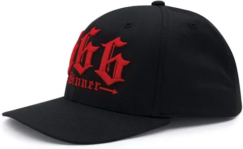 Vista 2 de RED DEVIL CLOTHING 666 Sinner Cap Negro