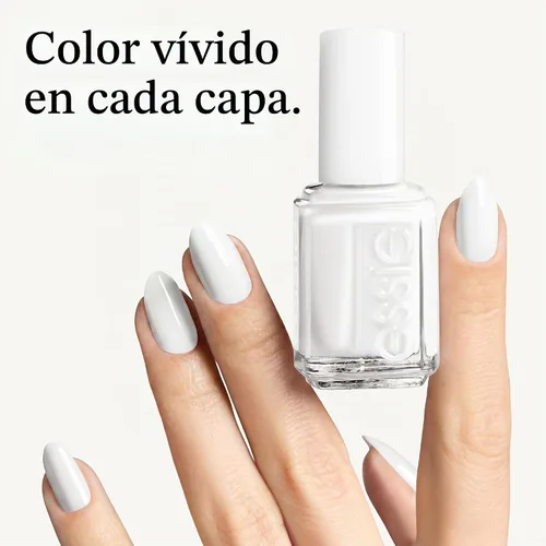 Vista 4 de Color para uñas, transparentes y blancos de essie