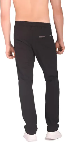 Vista 2 de SCR - Pantalones deportivos para hombre, pantalones atléticos de entrepierna larga color negro, gris y azul marino, 30L 32L 34L 36L 38L