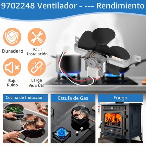 Vista 3 de S97012248 97012248 Juego de motor de ventilador de campana extractora de cocina de Fetechmate Compatible con B-roan Nu-Tone Campana extractora