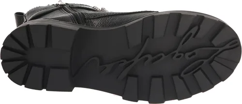 Vista 4 de Karl Lagerfeld Paris Botas de combate Maeva con suela Lug-Sole para mujer con detalles de cristal