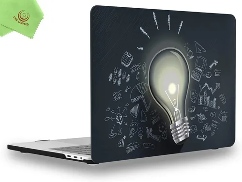 Vista 61 de UESWILL Estuche rígido mate suave compatible con MacBook Pro de 15 pulgadas con Touch Bar y USB-C de 2016-2019, modelo A1990 A1707, negro