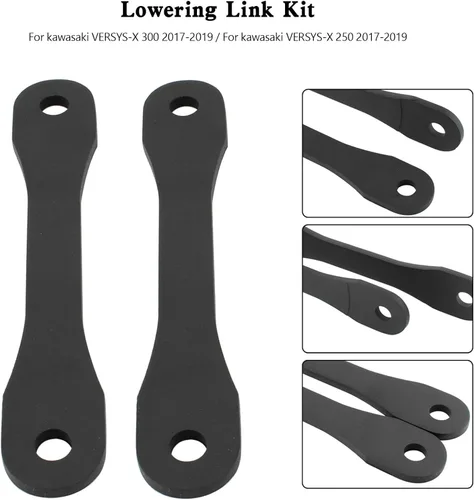 Vista 9 de Kit de eslabones de bajada ajustables para Kawasaki VERSYS-X 300 2017-2019, VERSYS-X 250 2017-2019