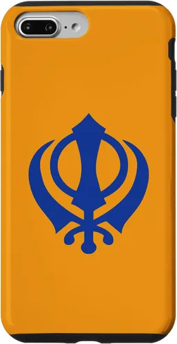 Vista 12 de Khanda Sikh Symbol Chakkar Kirpans Chakra Sikhism - Carcasa para iPhone 17