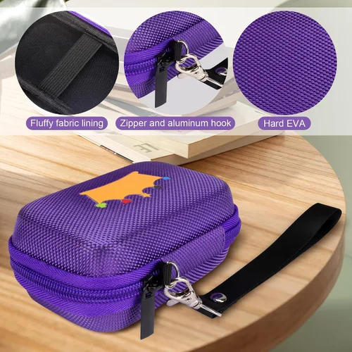 Vista 3 de Funda de viaje para juegos de cartas compatible con juegos de cartas, funda de tarjetas compatible con el soporte de tarjetas de juego UNO