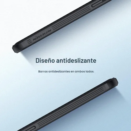 Vista 6 de Mangix Funda para iPhone 13 con Cubierta de Cámara, Ajuste Delgado Funda Protectora de Policarbonato Resistente a Golpes con Cubierta Deslizante