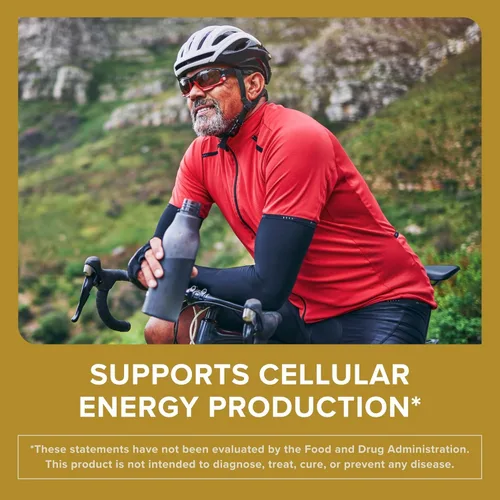 Vista 10 de Qunol Ubiquinol CoQ10 cápsulas blandas de 200 mg, potente antioxidante para la salud cardíaca y vascular, esencial para la producción de energía