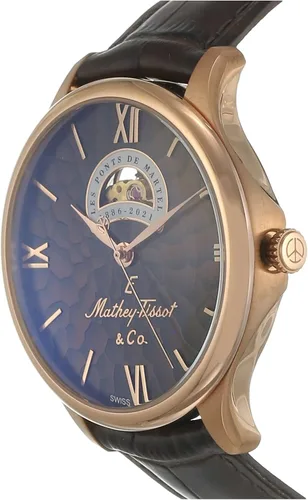 Vista 2 de Mathey-Tissot Reloj automático Edmond LE Open Heart MC1886PI para hombre, Moderno