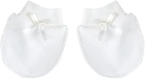 Vista 9 de Taffy - Vestido bordado de bautizo para bebé, 6 piezas, de 0 a 3 meses, color blanco, Blanco