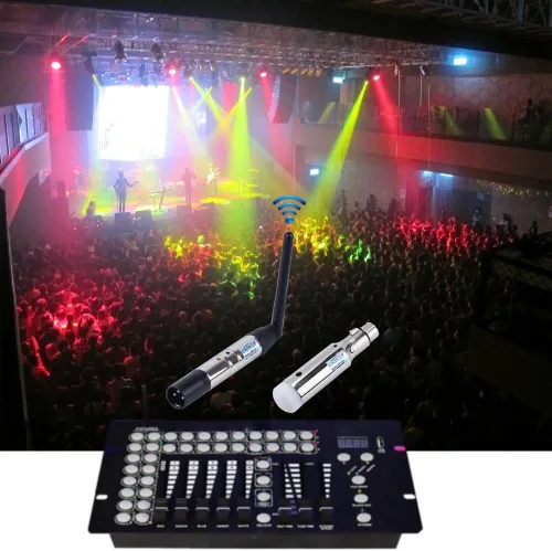 Vista 7 de CHINLY - Indicador de luz DMX inalámbrico
