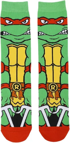 Vista 2 de Bioworld Teenage Mutant Ninja Turtles Animigos Mens Crew Socks