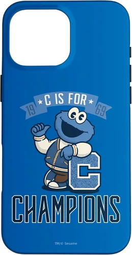 Vista 19 de iPhone 16 Sesame Street Cookie Monster C es para Champions Case