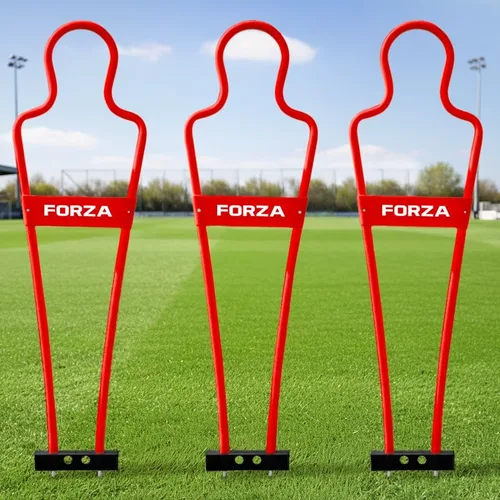 Vista 21 de FORZA Mini maniquí de fútbol de flujo de aire Naranja