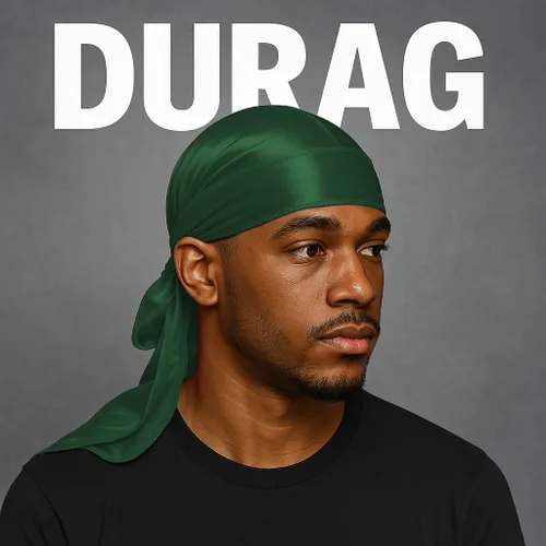 Vista 16 de Premium Durag Pack for Men, Silky Doo Rag for 360 540 720 Waves