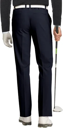 Vista 2 de Comdecevis Pantalones de golf para hombre, elásticos, para trabajo, pantalones chinos, pantalones deportivos casuales con bolsillos con cremallera