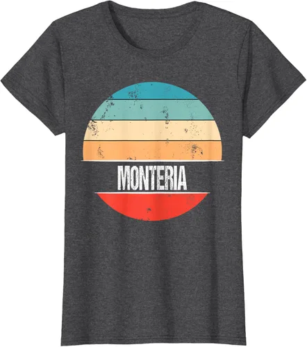 Vista 4 de Camiseta Montería Colombia City Trip, Negro