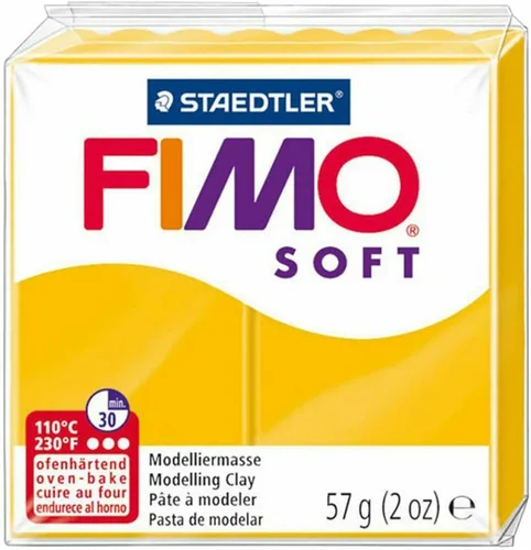 Vista 2 de FIMO Staedtler - Arcilla para modelar horno de polímero suave, tonos de puesta de sol, juego de 6