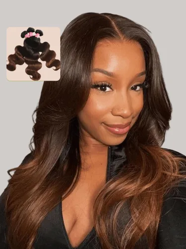 Vista 34 de Beauty Forever #FB30 - Extensiones de cabello humano virgen Remy virgen sin procesar de 8 pulgadas, 8 pulgadas FB30 Color 1 Bundle