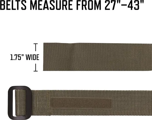 Vista 3 de Rothco Active-Duty Riggers Belt – Adjustable Tactical Utility Uniform Duty Belts