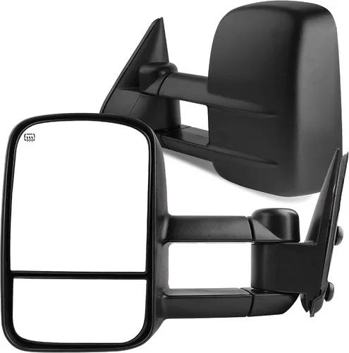 Vista 37 de AUTOSAVER88 Espejos de remolque compatibles con Chevy Silverado GMC Sierra 2007-2014, juego de espejos de remolque con calefacción eléctrica