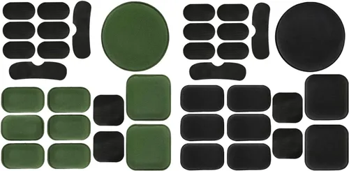 Vista 15 de Universal Airsoft Helmet Pads, Tactical Helmet Replacement Foam Padding Kits Bicycle Accessories Mats for Fast Mich CS ACH FMA USMC PASGT