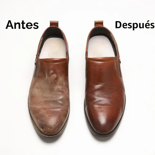 Vista 5 de Unekez Kit de cepillo de pelo de caballo de 4 piezas, kit de pulido de zapatos, cepillos de limpieza de botas de cuero Kit de cuidado de cepillo