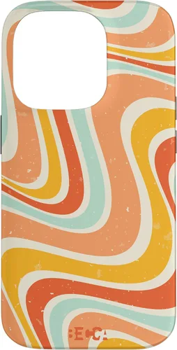 Vista 17 de Retro Groovy Liquid Swirl Hippie 70's 80's Psychedelic Phone Case para iPhone 17