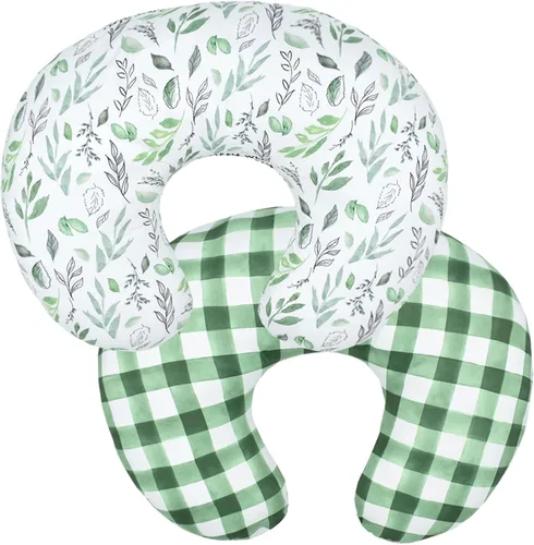 Vista 10 de Winmany Funda de almohada de lactancia para bebé, funda de almohada extraíble para lactancia materna, lindo patrón para niñas y niños, funda