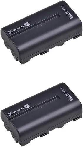 Vista 5 de Paquete de 2 baterías NP-F550 NP-F570 para Sony NPF550 NP-F330 NP-F530 NPF570 NP-F730 NP-F750 NP-F960 NP-F970 CCD-RV100 CCD-RV200 CCD-SC5 CCD D-SC6