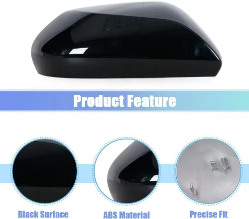 Vista 3 de Para Toyota Camry V70 8º 2018-2021 Tapa de Espejo Retrovisor Cubierta Carcasa Lateral Izquierda Negra
