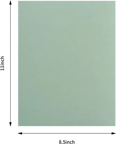 Vista 2 de 50 hojas de cartulina de papel grueso de 8 1/2 x 11 pulgadas, tarjetas coloridas para manualidades, tarjetas, invitaciones, suministros de álbumes