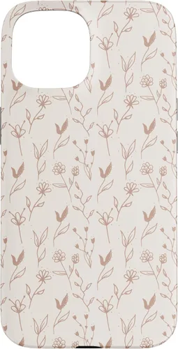 Vista 6 de Beige Tan Wildflower Floral Minimal Flower Boho Case for iPhone 17