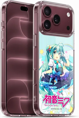 Vista 32 de Head Case Designs Licencia Oficial Hatsune Miku Gráficos Lindos Carcasa de Gel [Protección de Grado Militar] Compatible con Apple iPhone 7 CUTE