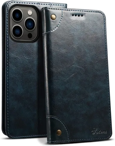 Vista 13 de SINIANL Funda tipo cartera compatible con iPhone 14 Plus, con función atril magnético, tarjetero de crédito para iPhone 14 Plus de 6.7 pulgadas