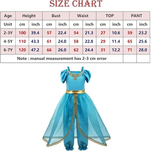 Vista 3 de Axaxa Princess Dress Up Birthday Party Fairy Costume for Toddler Girls Special Occasion Dresses
