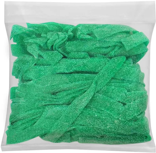 Vista 17 de By The Cup Berry Blue Sour Belts, bolsa a granel de 1 lb Sweet & Sour Berry Blue - Tiras masticables para fiestas, bolsas de golosinas, bufés