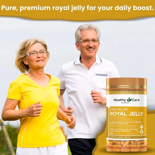 Vista 7 de Healthy Care Royal Jelly 1000 365 Cápsulas Suplementos Hecho en Australia
