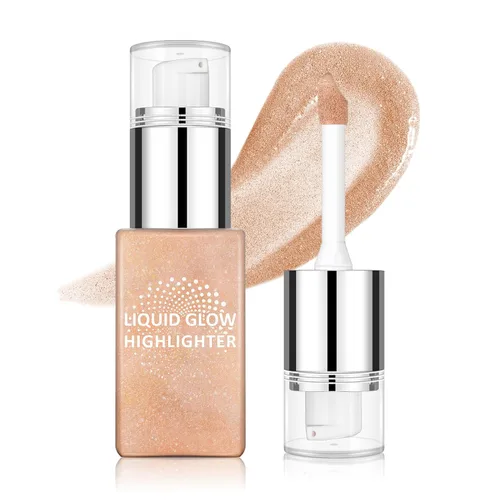 Vista 17 de Base líquida de cobertura completa, maquillaje facial impecable mate - mediano Base ligera de textura cremosa, hidratante y suavizante, a prueba