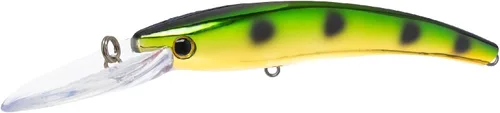 Vista 13 de Bill Lewis Pesca Lipless Realista Trolling Preciso Walleye Crankbait Lite con dos grandes Mustad Triple Grips BH Wonderbread en blanco