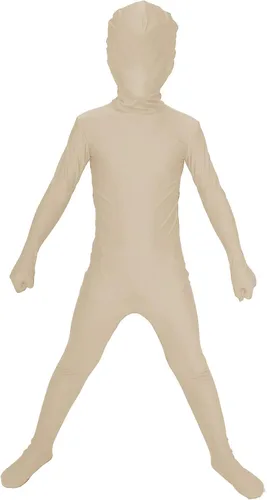 Vista 26 de Aniler Disfraz de Halloween de elastano para niños de 6 a 16 años, body de animal para cosplay, overol para niñas Negro