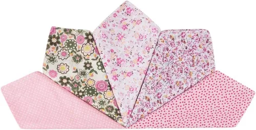 Vista 25 de HOULIFE Pañuelo impreso floral de algodón para mujer, pañuelos elegantes para fiesta de boda