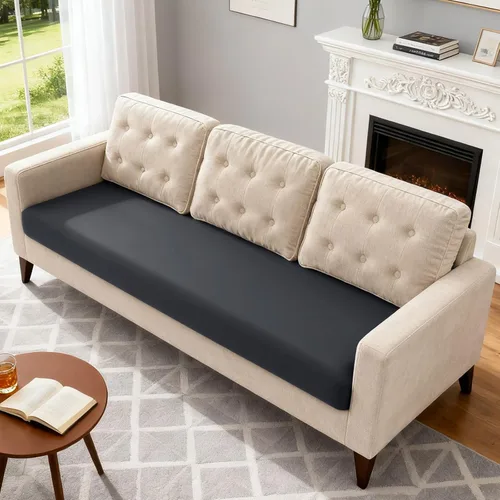 Vista 43 de TAOCOCO Fundas de Cojines de Sofá Elásticas Fundas de Asiento de Silla para Sillón, Fundas de Asiento de Sofá de 1 Pieza Protector de Muebles Suave