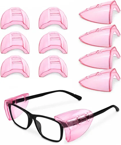 Vista 13 de BURIUS Protectores laterales de seguridad para lentes con clip – Se ajustan al 98% de las gafas Protecciones ligeras de laboratorio