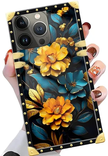 Vista 109 de Funda compatible con iPhone X/Xs, TPU suave de lujo y parte trasera de policarbonato duro para niñas y mujeres, funda protectora a prueba de golpes