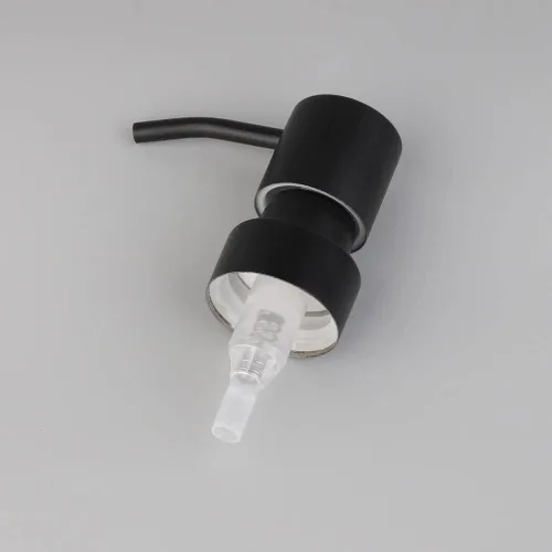 Vista 3 de Bomba de repuesto para dispensador de jabón, bomba de loción de acero inoxidable, dispensadores de jabón de metal cepillado de color negro
