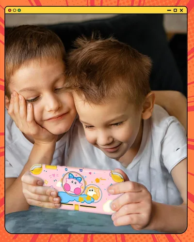 Vista 6 de Funda para Nintendo Switch Lite y funda para tarjetas de juego con soporte para 24