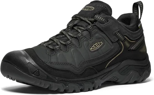 Vista 9 de KEEN Targhee 4 - Zapatos de senderismo impermeables para hombre Tortuga marina/nuez tostada