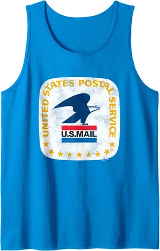 Vista 8 de USPS - Camiseta sin mangas Loewy Seal, Negro